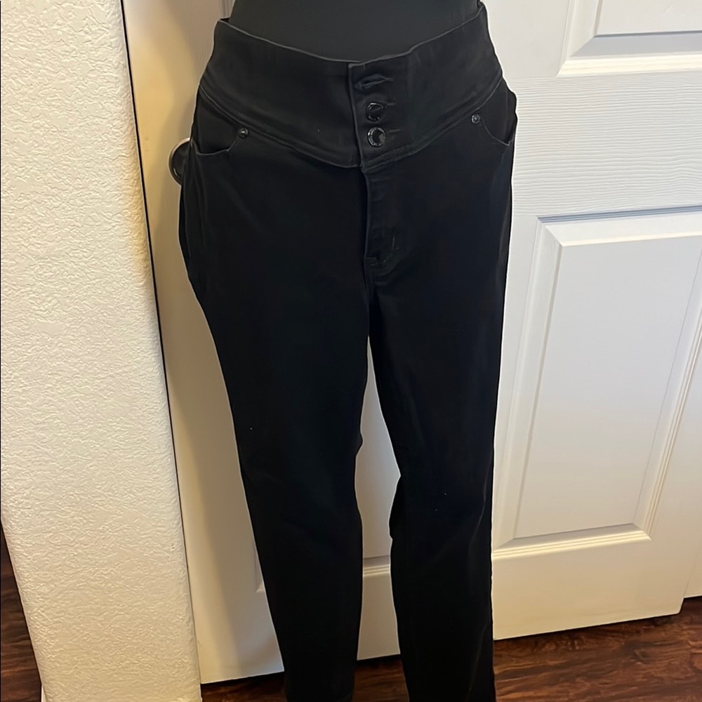 Lane Bryant Black Jeggings Matte Finish